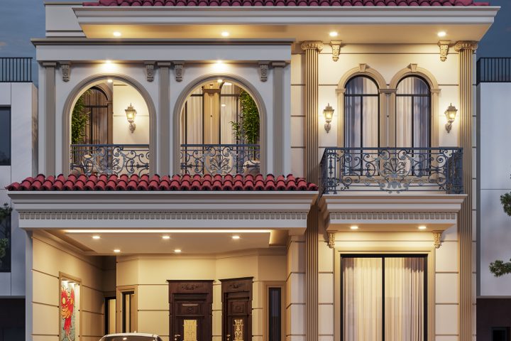 8 Marla Classical_Night View